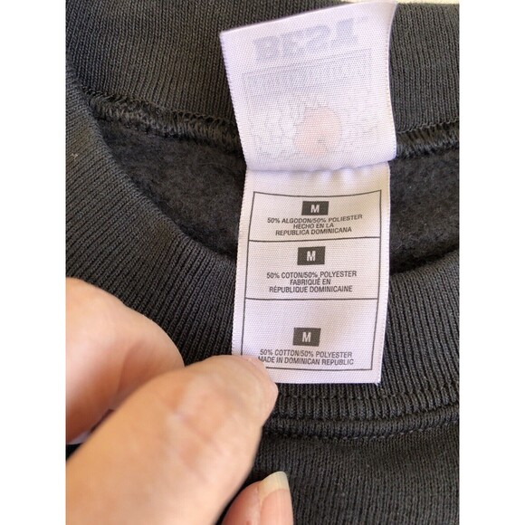 Vintage Phantom Of The Opera Sweatshirt M Black 80s 1986 Play Drama Mask unisex - Picture 9 of 10